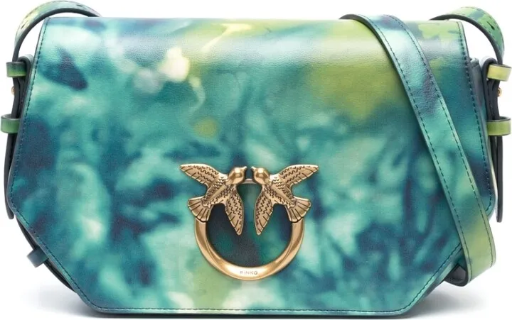 Love Exagon tie-dye crossbody bag