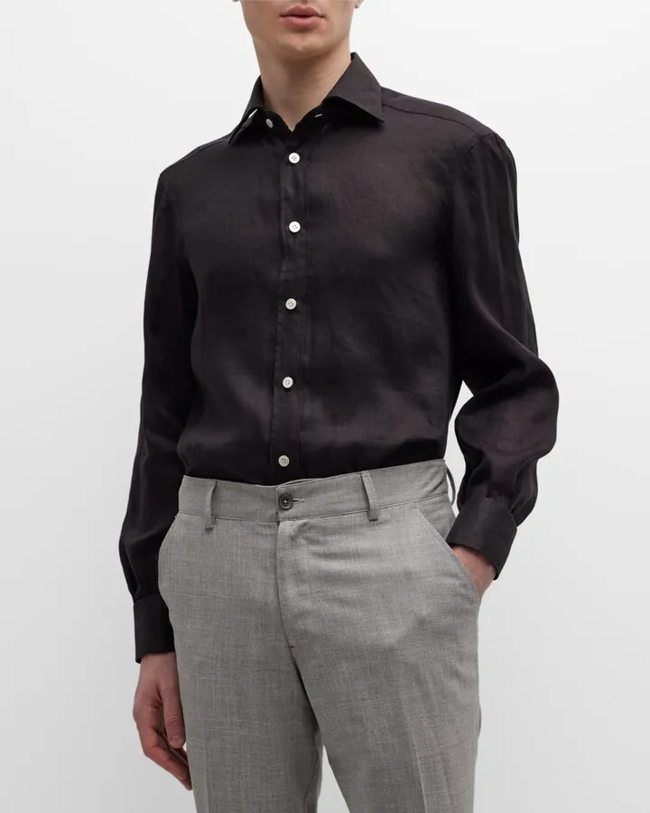 Men's Linen Sport Shirt