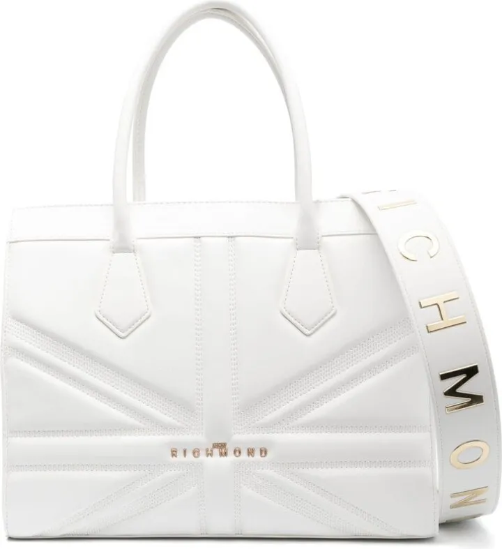 Logo-Lettering Tote Bag
