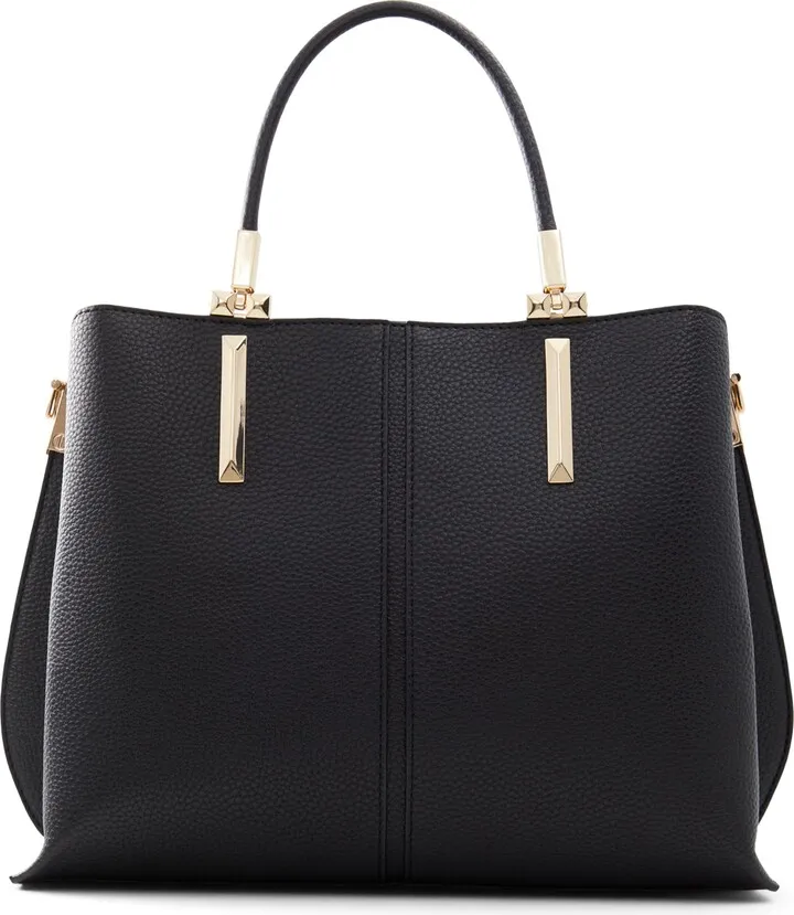 Adraree Faux Leather Crossbody Tote Bag