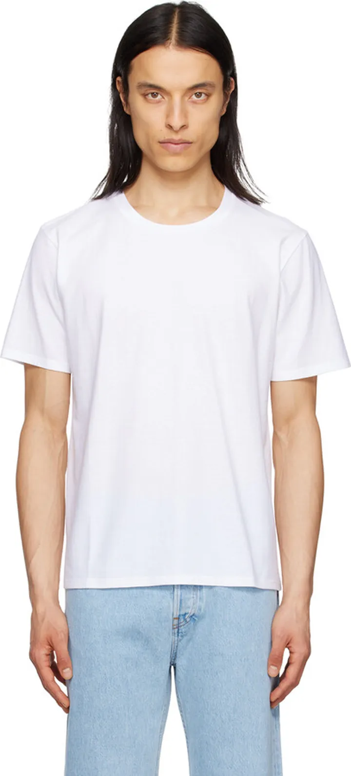 Husbands White Crewneck T-Shirt