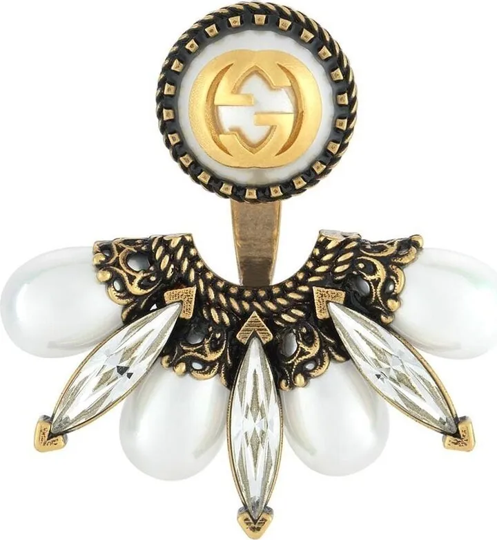 Interlocking G single earring
