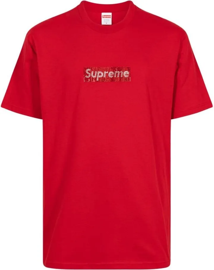 x Swarovski Box Logo T-shirt