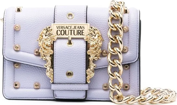 Couture-print shoulder bag