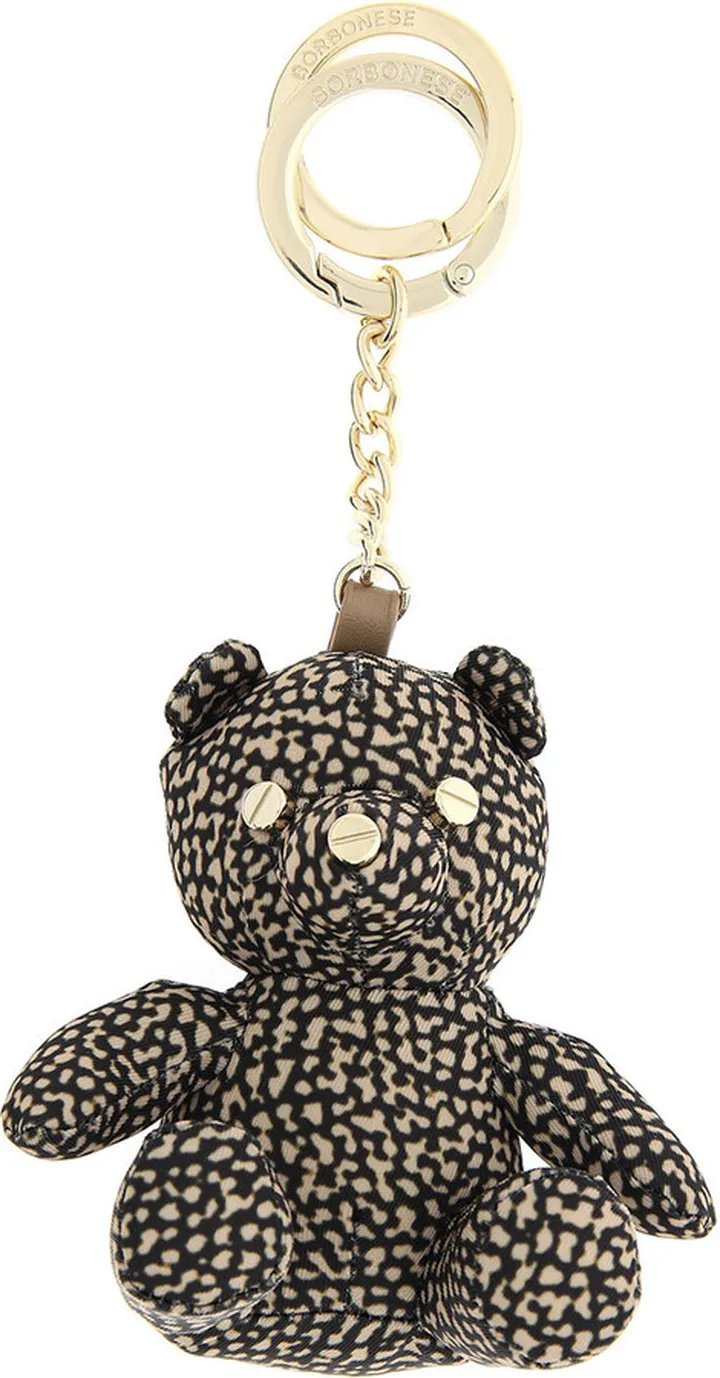Bear Keychain In Op Nylon