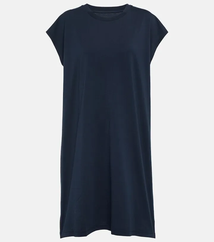 Cotton jersey minidress