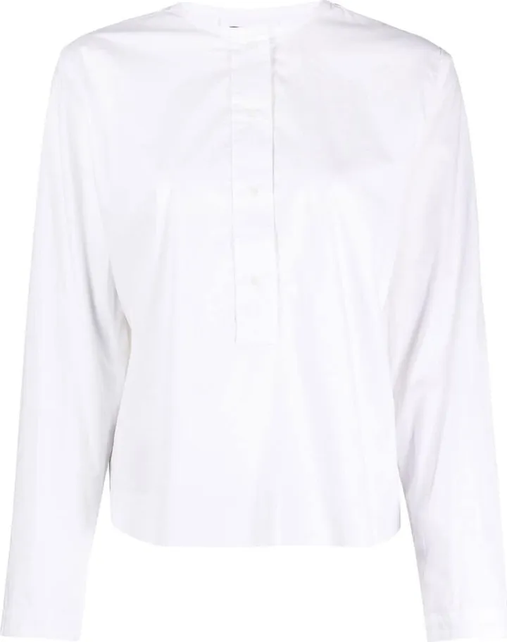 Collarless Tunic Shirt