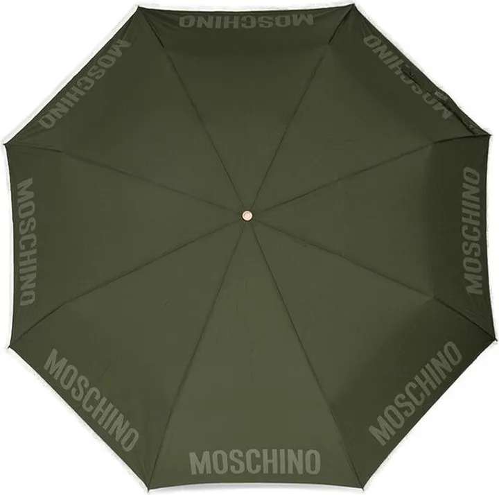 Moschino Logo Printed Folded Umbrella