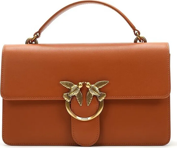 Pinko Love One Logo Plaque Tote Bag