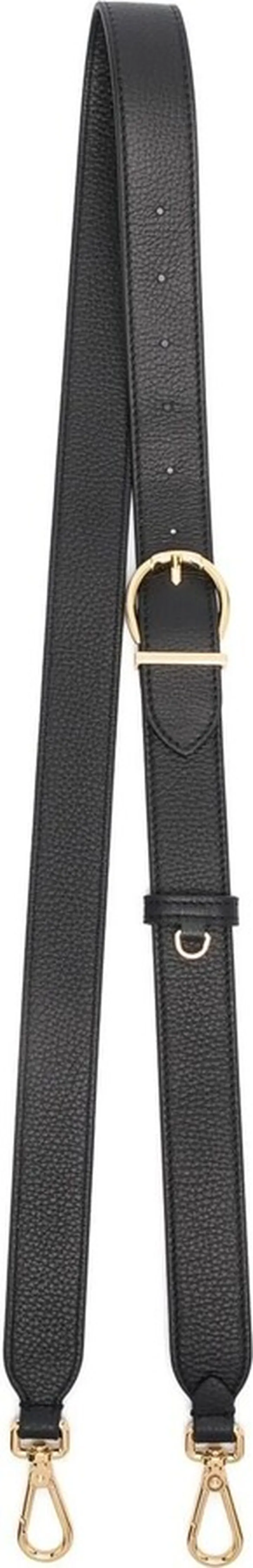 Pebble-Leather Shoulder Strap