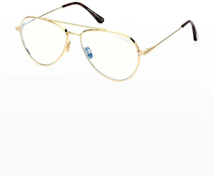Men's Blue-Light Block Aviator Optical Glasses