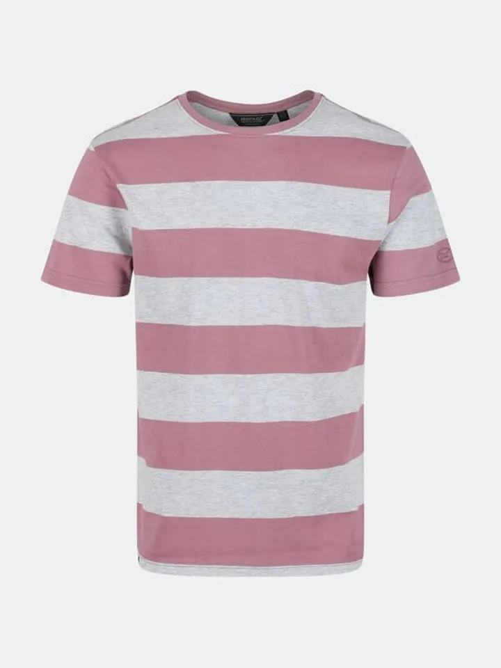 Regatta Regatta Mens Brayden Stripe T-Shirt - Purple
