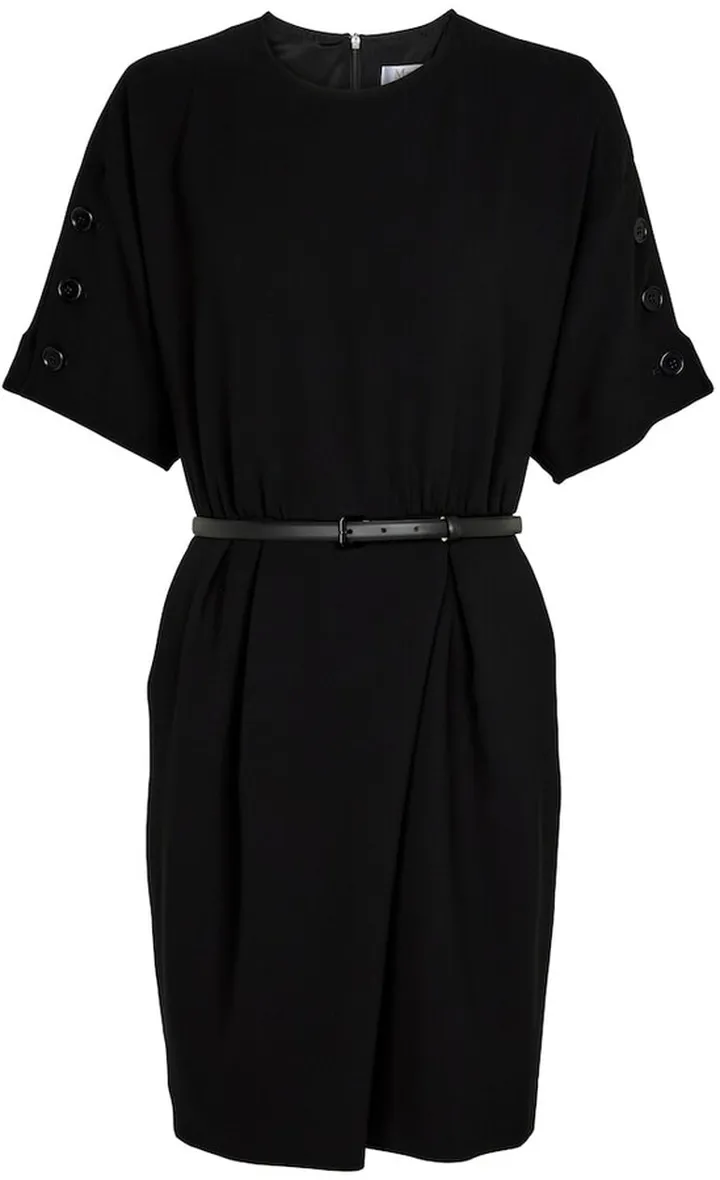 Pittura belted crepe minidress