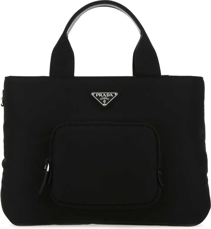 Prada Pocket Detail Tote Bag