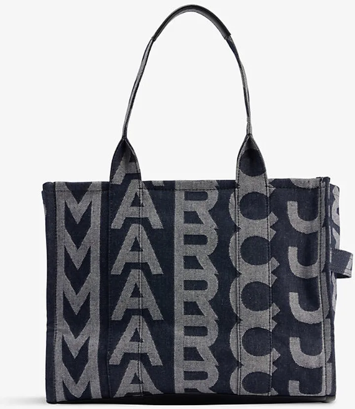 Womens Denim Blue The Tote Large Canvas Tote bag