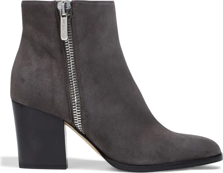 Suede ankle boots