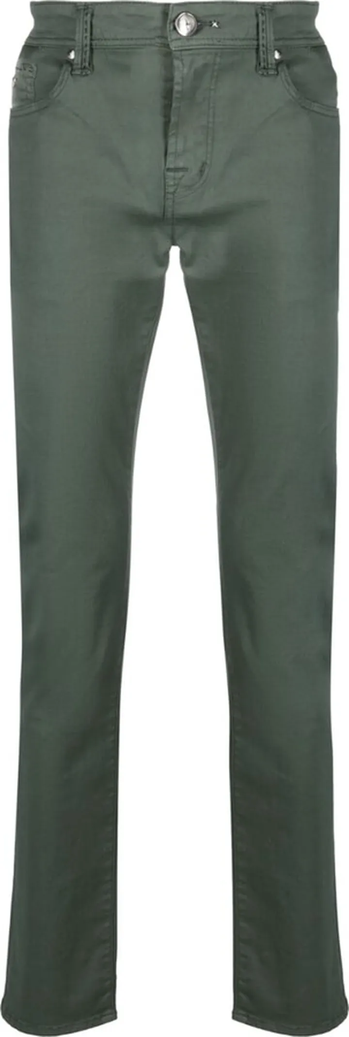 Slim-Fit Straight-Leg Trousers