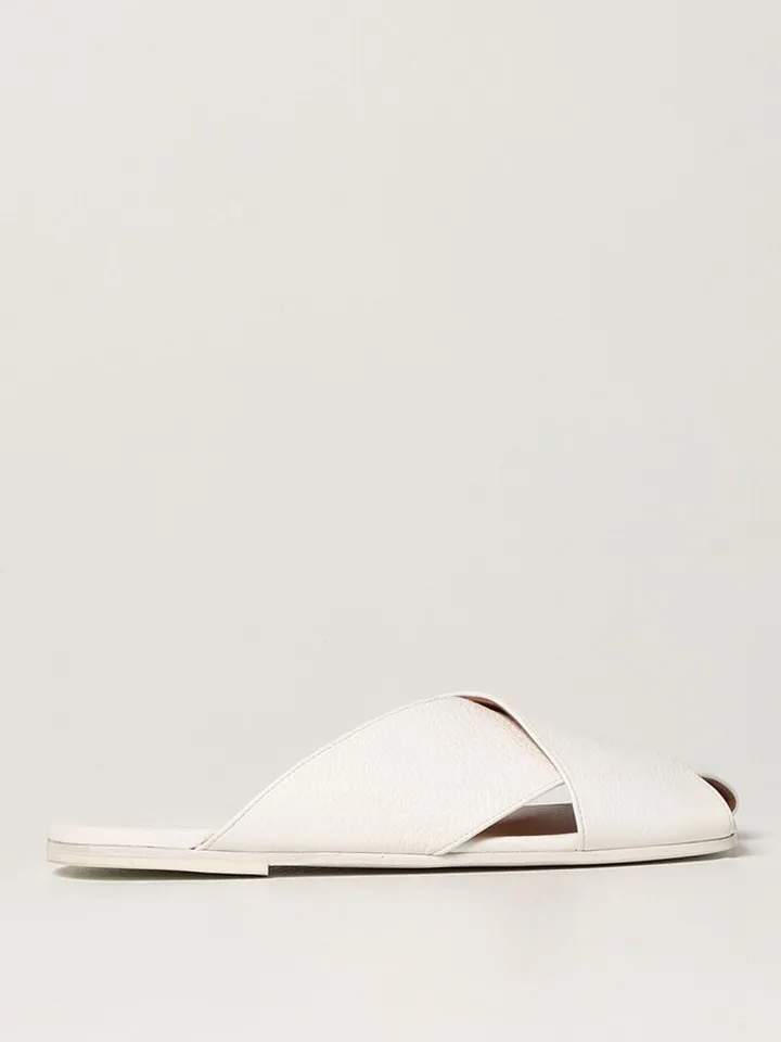 Marsèll Spatula sandals in dry milled leather