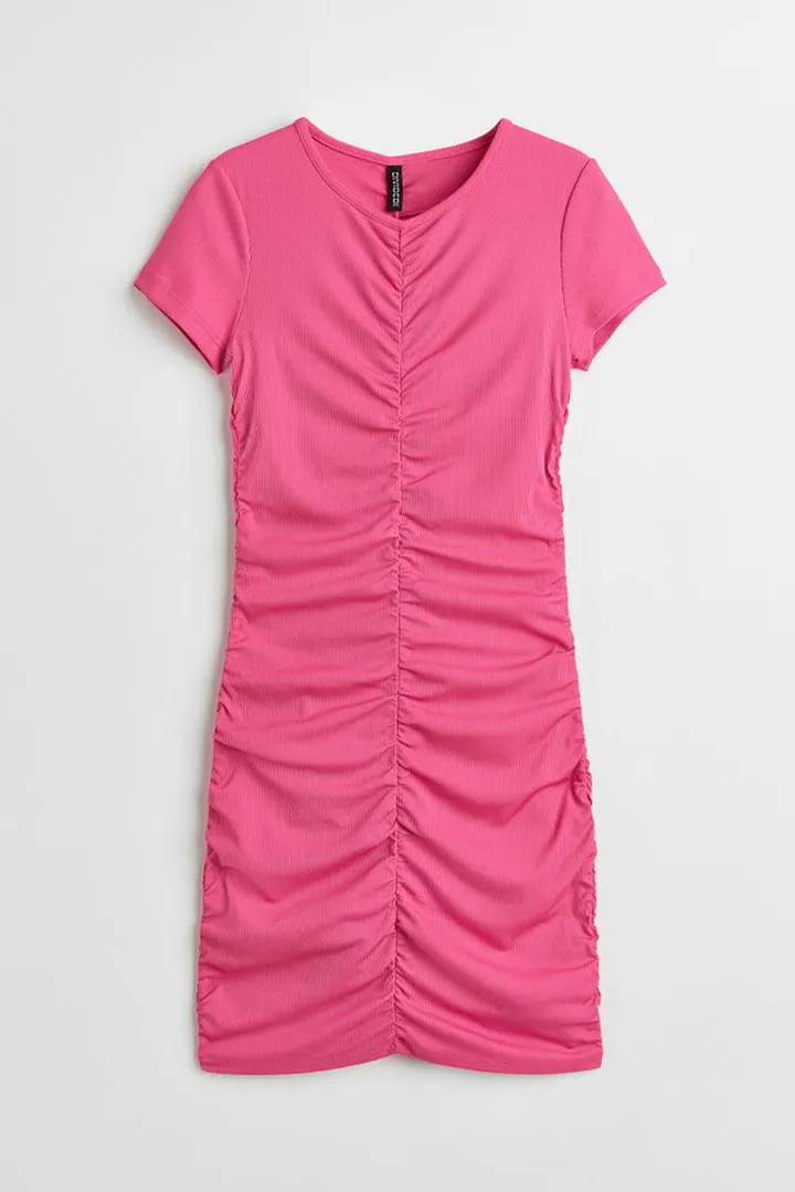 Draped Jersey Dress