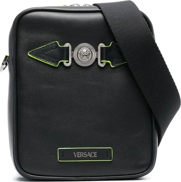 Medusa Biggie leather crossbody bag