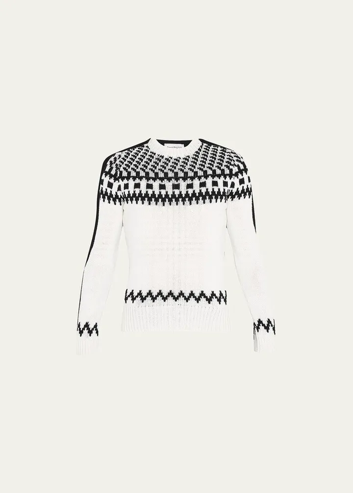 Men's Fair Isle Cashmere Sweater