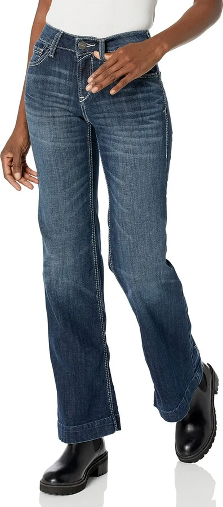 Ariat Female Trouser Perfect Rise Aisha Wide Leg Jean Missouri 29