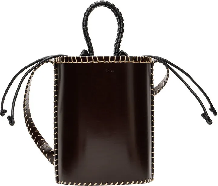 Chloé Brown Small Louela Bucket Bag