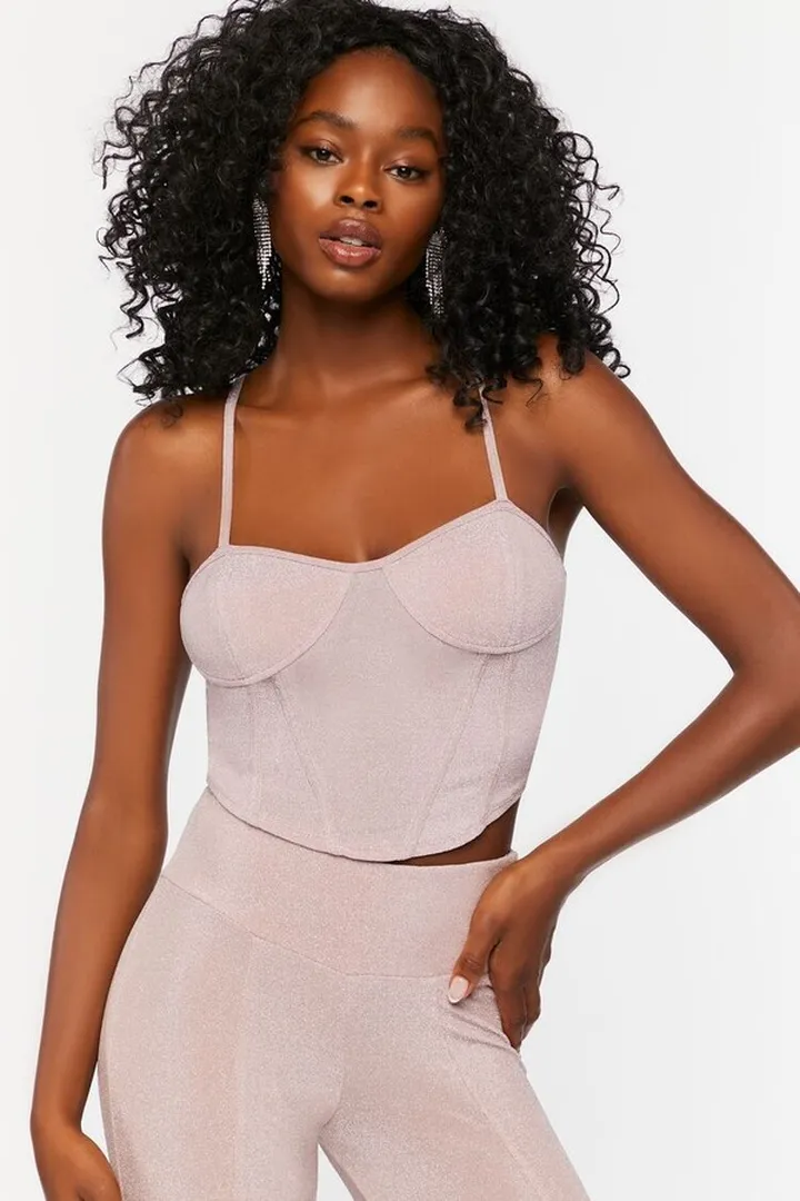 Glitter Bustier Cami