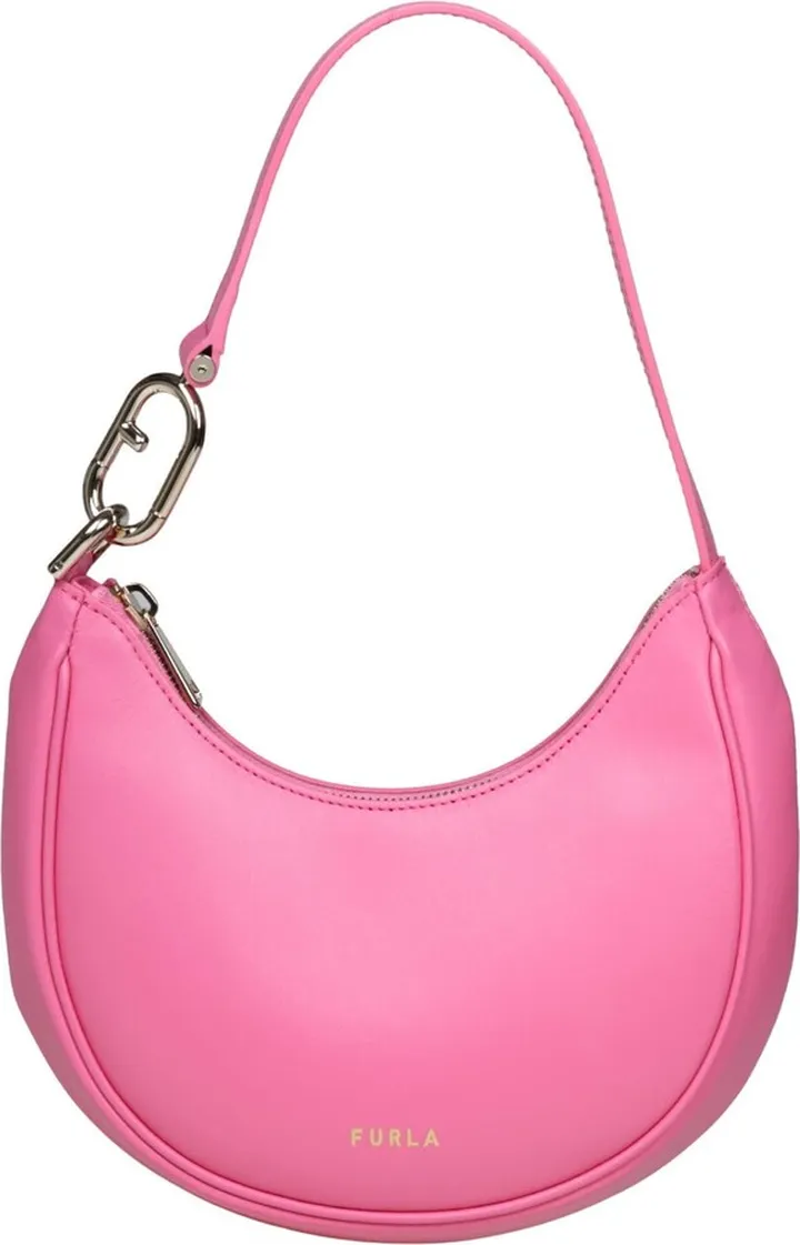 Shoulder Bag In Leather Pink