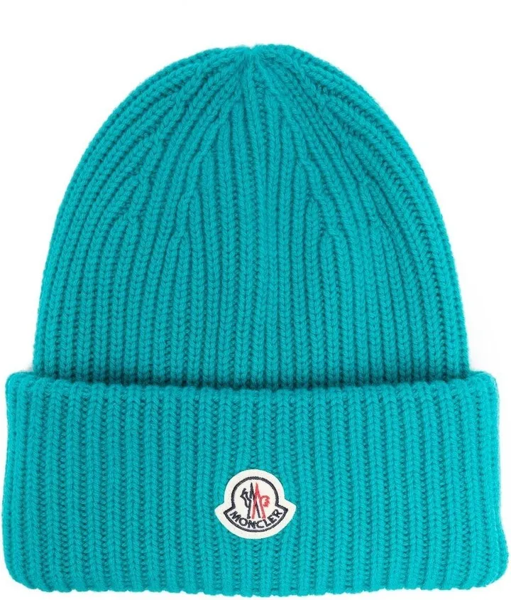 Ribbed-Knit Beanie Hat