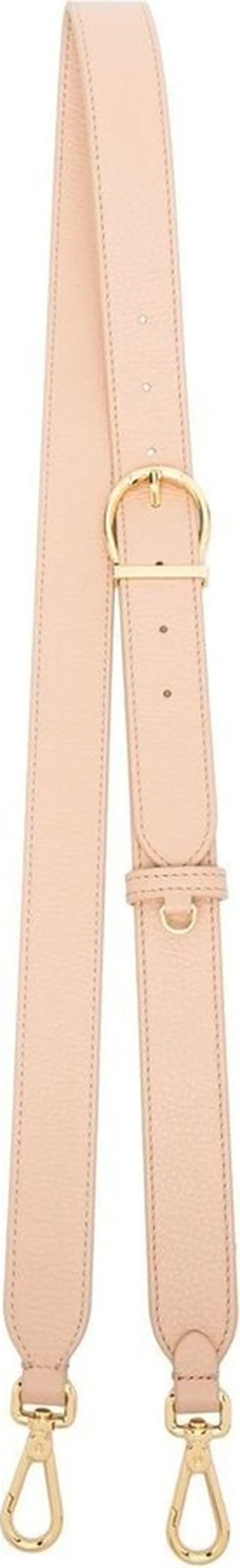 Pebble-Leather Shoulder Strap