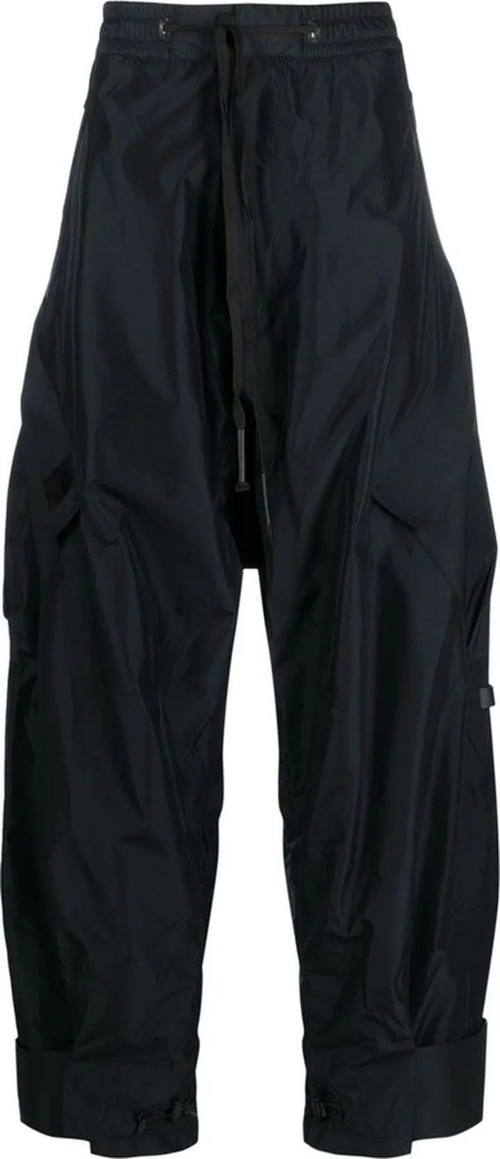 Wide-Leg Cargo Trousers