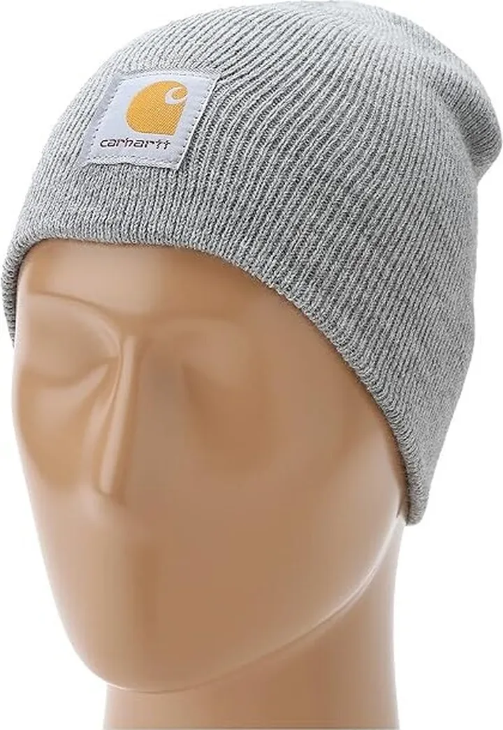 Carhartt Acrylic Knit Hat (Heather Grey) Beanies