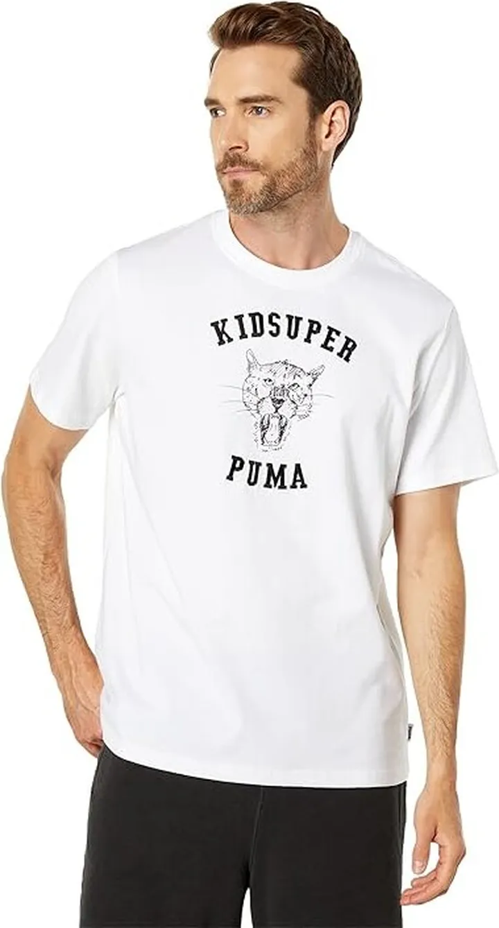 PUMA PUMA x KIDSUPER STUDIOS Tee (Puma White) Men's Clothing