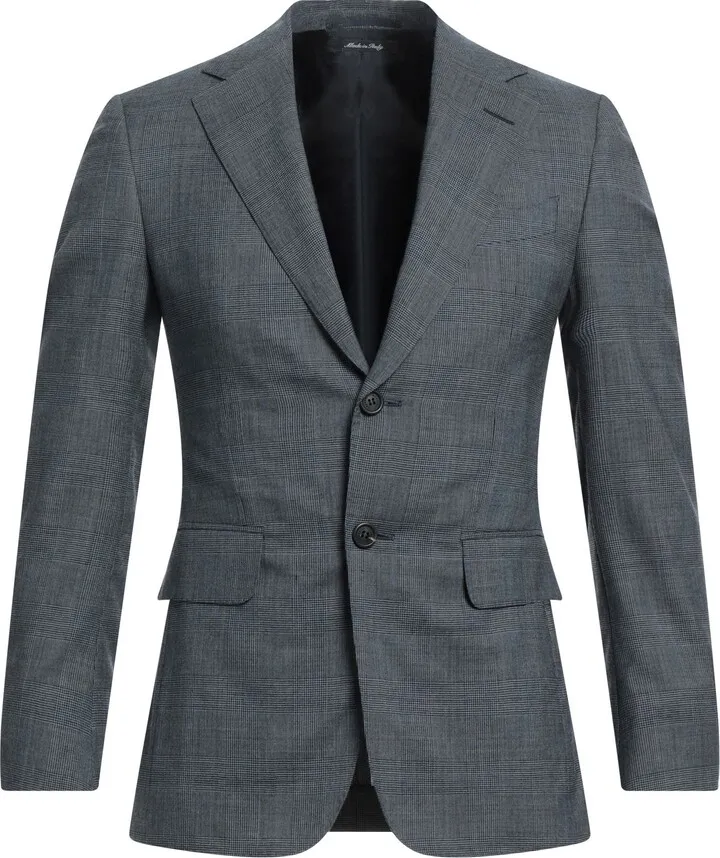 Suit Jacket Slate Blue