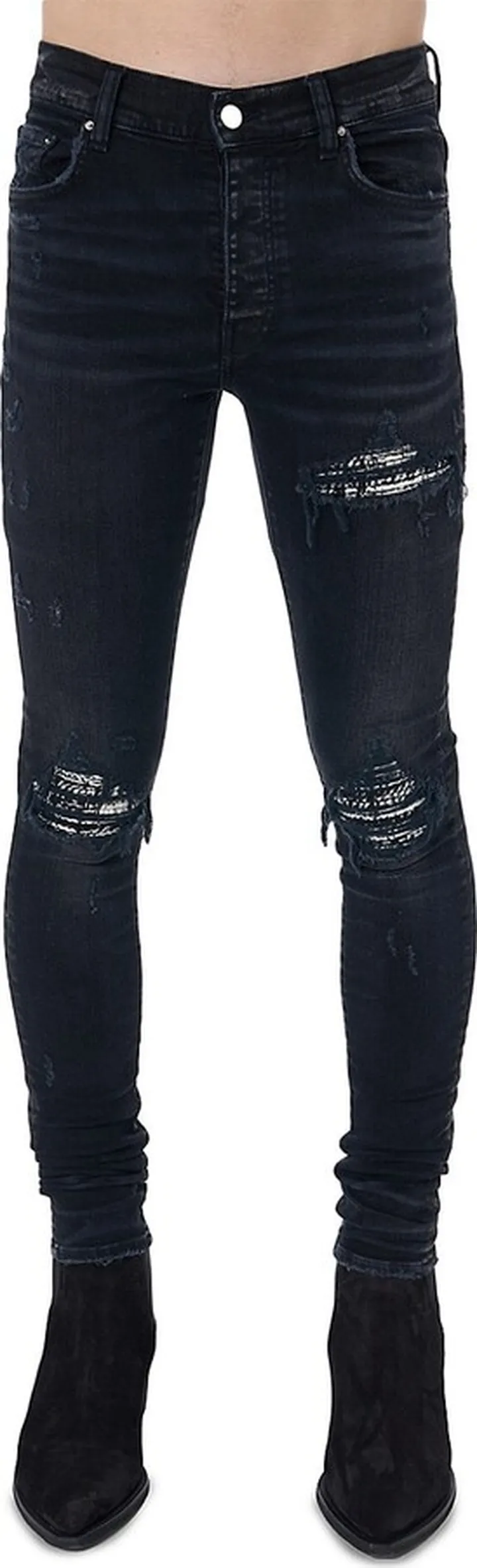 MX1 Distressed Skinny Jeans