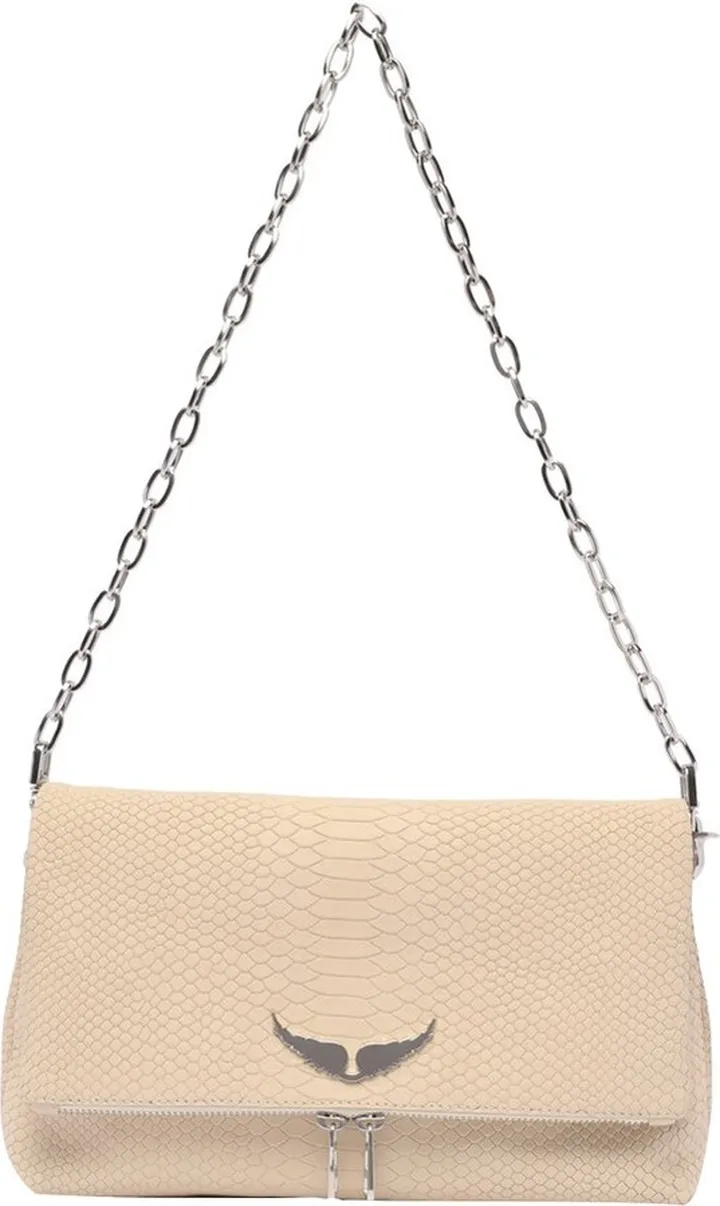 Zadig & Voltaire Rocky Embossed Shoulder Bag
