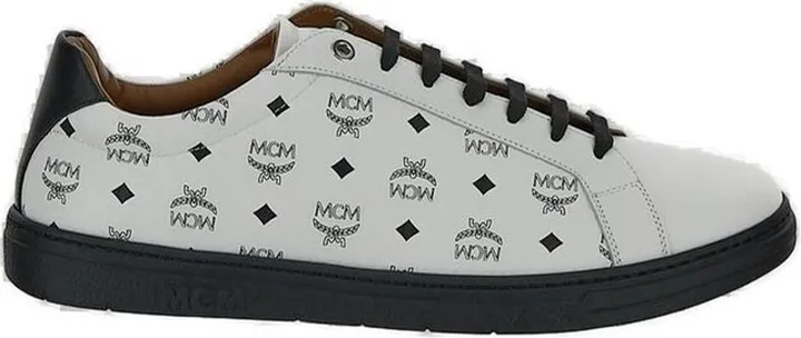 MCM Logo Printed Low-Top Sneakers