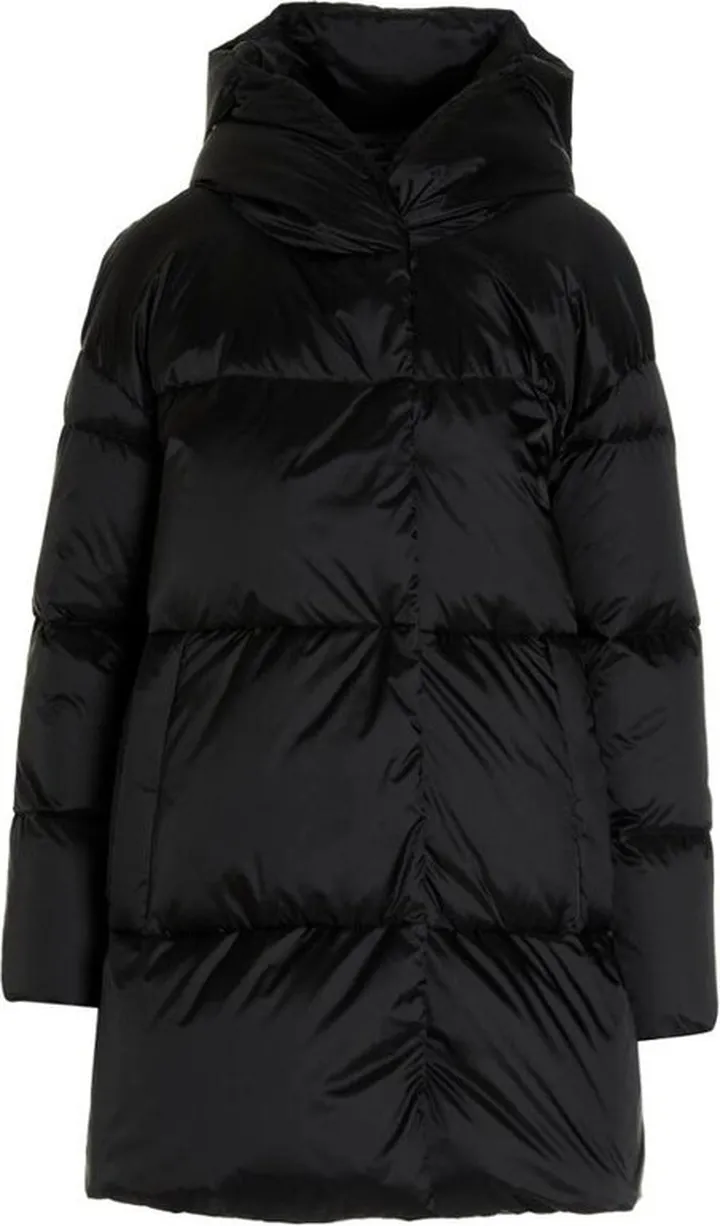 Herno Long Sleeved Hooded Quilted Jacket