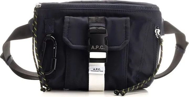 A.P.C. Logo Patch Buckled Belt Bag