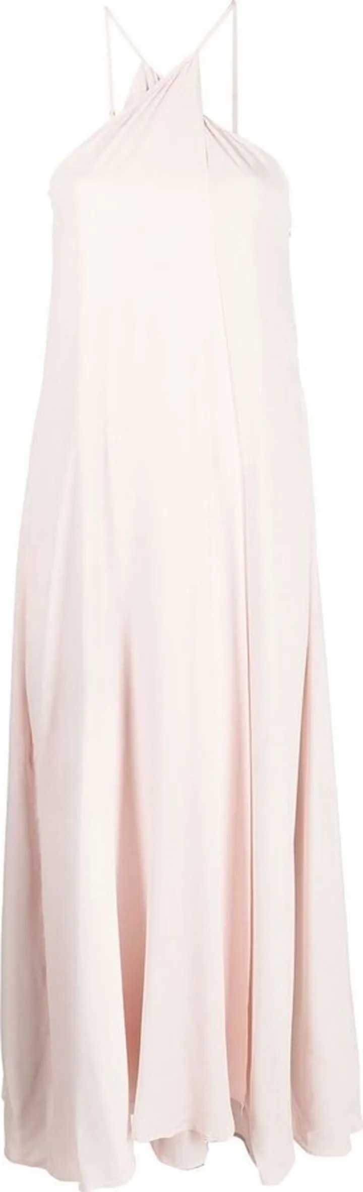 Halterneck Pleated Dress