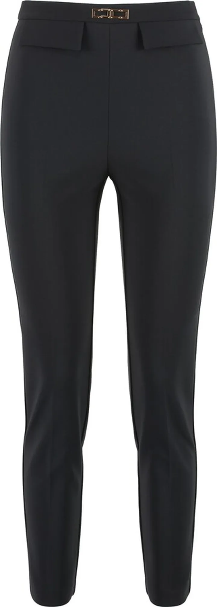 High-waist Crêpe Trousers