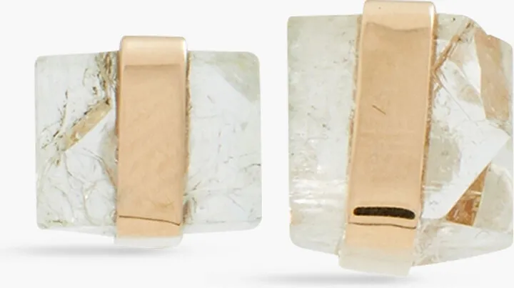 14-Karat Gold Apophyllite Earrings