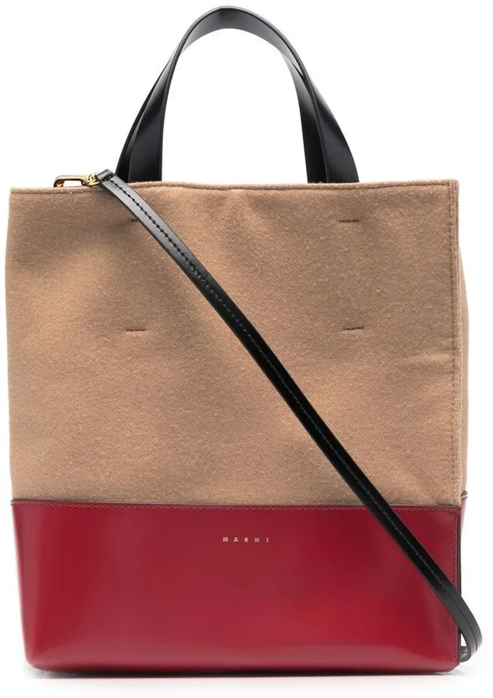 Panelled Tote Bag