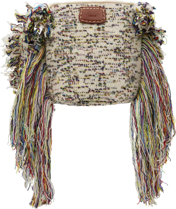 Chloé White Jorge Shoulder Bag