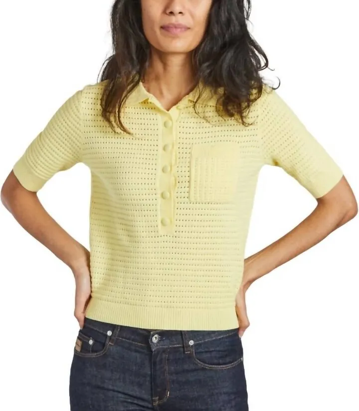 Paulino Polo Shirt In Yellow