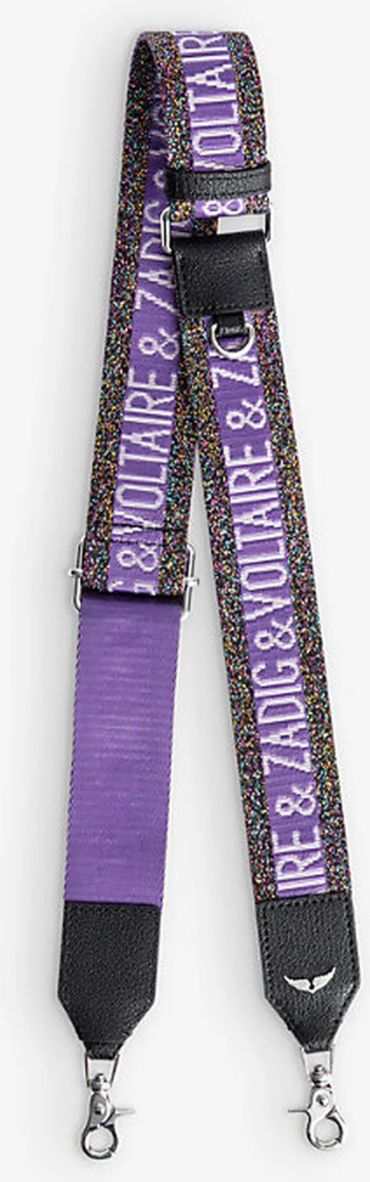 Boomerang Logo-embroidered Woven Shoulder Strap
