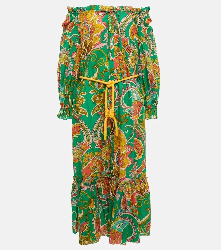 Printed cotton dress