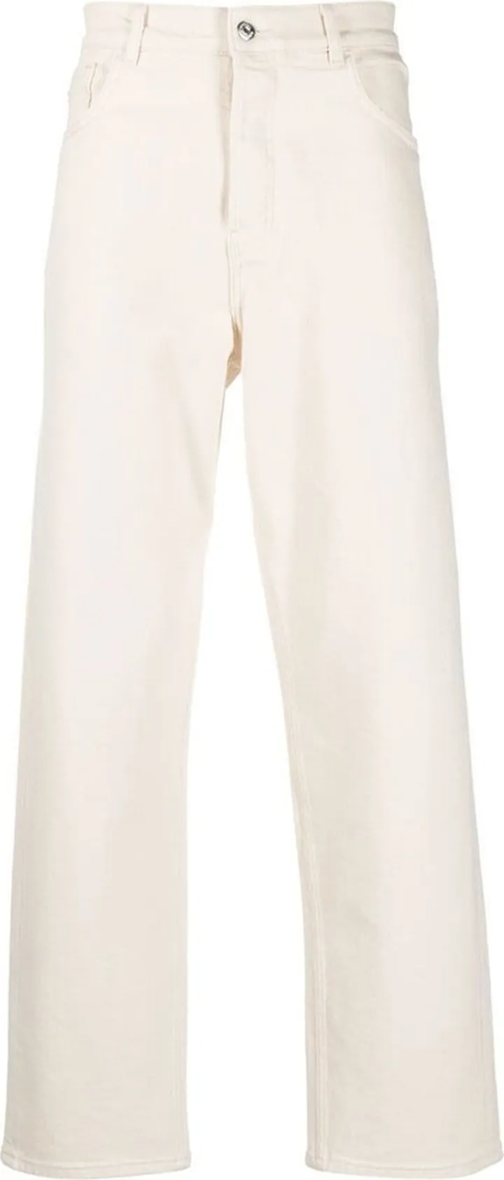 Tapered-Leg Cut Jeans