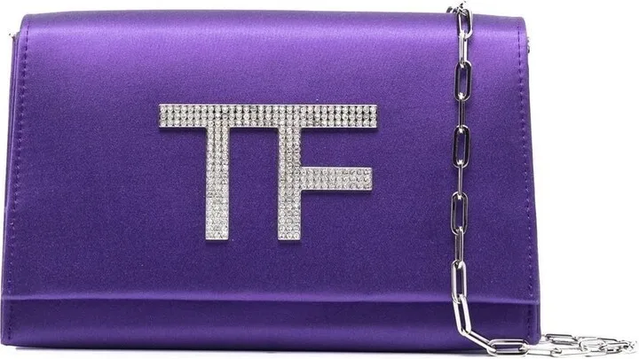Silk Monogram-Detail Shoulder Bag